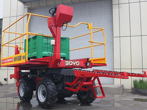 Plataforma de cosecha de frutales autopropulsada